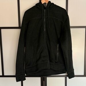 Lucky Brand men’s green zipper jacket. Large outdoors athletic sporty Athleisure